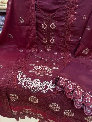 Luxury Chiffon Georgette Party Dress